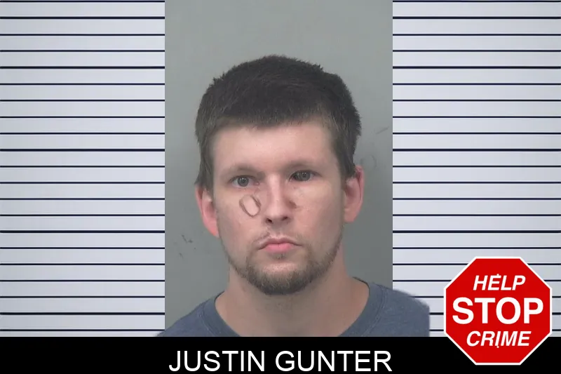 Justin Gunter mugshot