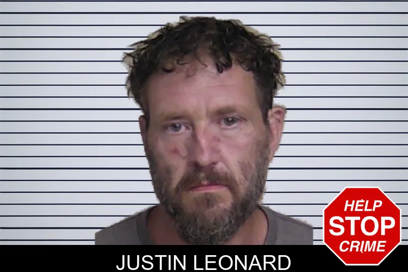 Justin Leonard mugshot