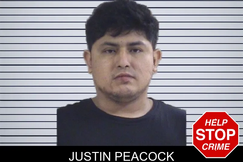 Justin Peacock mugshot