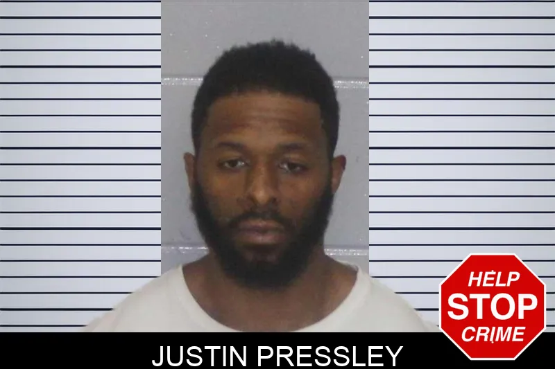 Justin Pressley mugshot