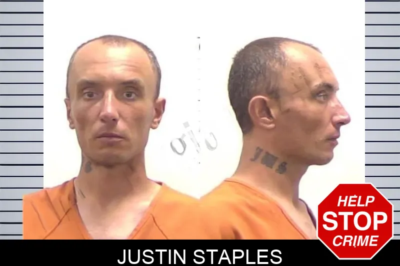 Justin Staples mugshot