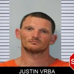 Justin Vrba mugshot