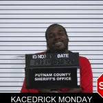 Kacedrick Monday mugshot – Putnam County , Georgia Kacedrick Monday mugshot