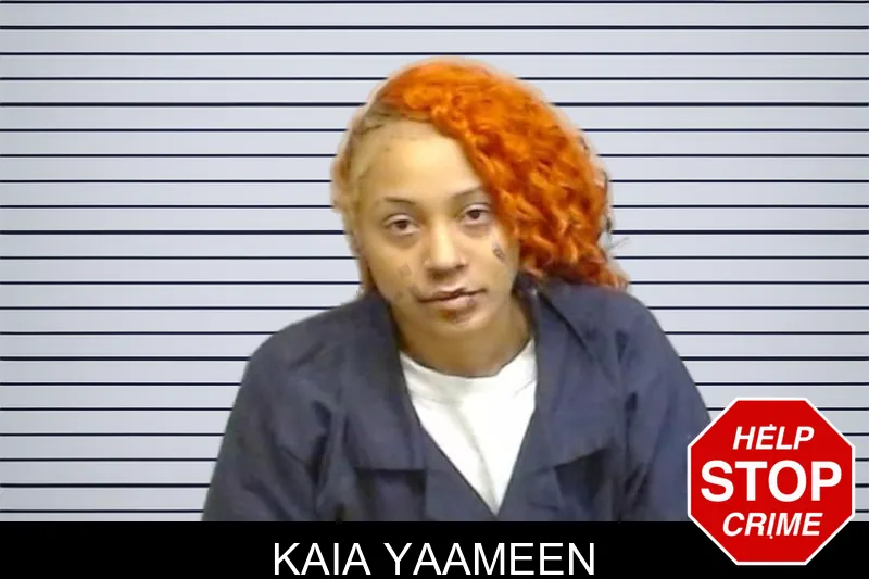 Kaia Yaameen mugshot