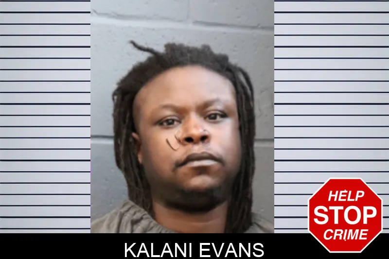 Kalani Evans mugshot