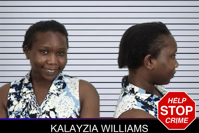 Kalayzia Williams mugshot