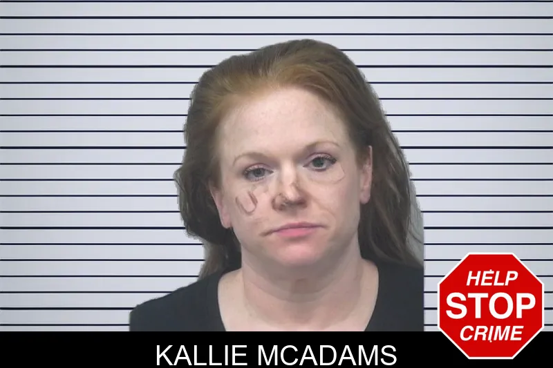 Kallie McAdams mugshot