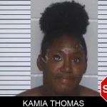 Kamia Thomas mugshot