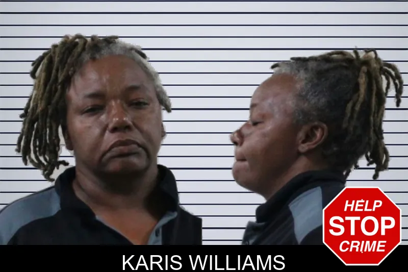 Karis Williams mugshot