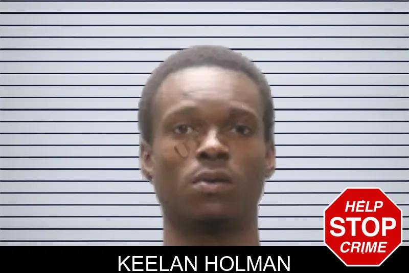 Keelan Holman mugshot