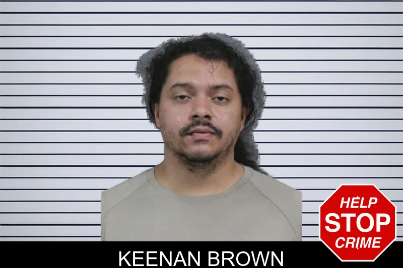 Keenan Brown mugshot