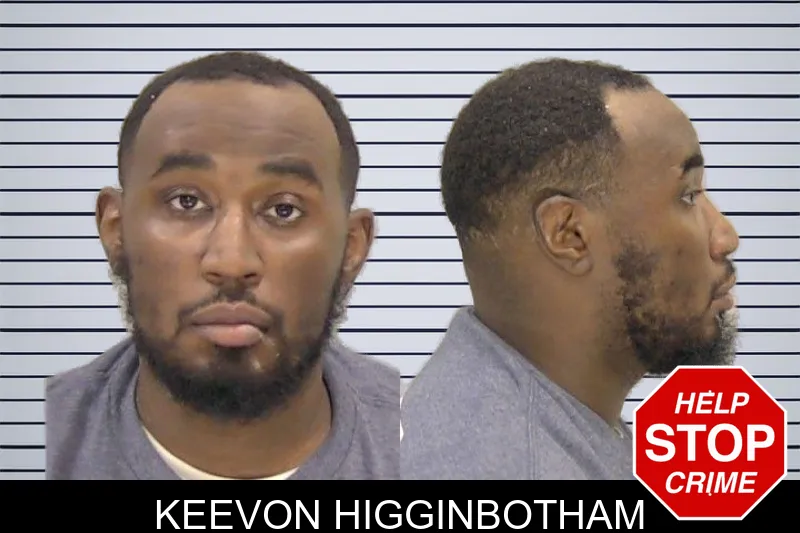 Keevon Higginbotham mugshot