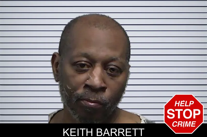Keith Barrett mugshot