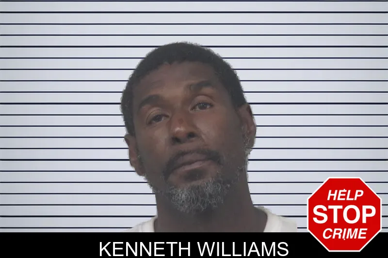 Kenneth Williams mugshot