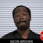 Keon Brown mugshot