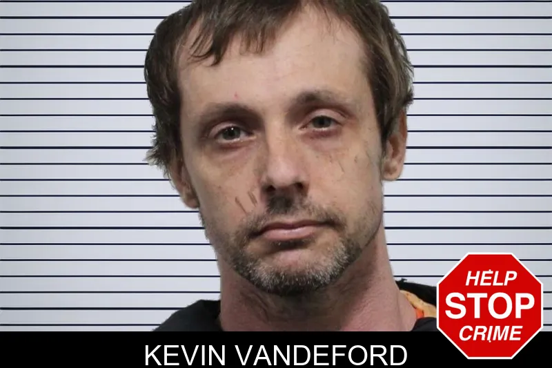 Kevin Vandeford mugshot