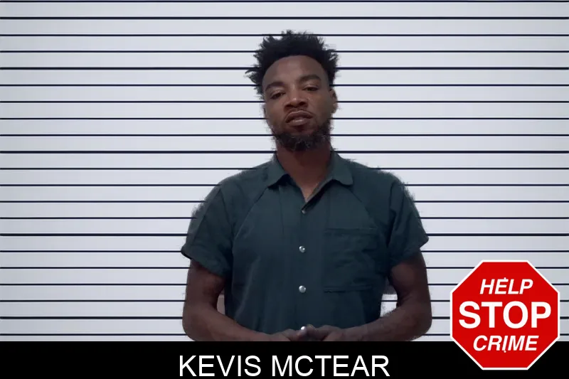 Kevis McTear mugshot