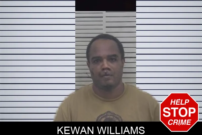 Kewan Williams mugshot
