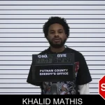 Khalid Mathis mugshot – Putnam County , Georgia Khalid Mathis mugshot