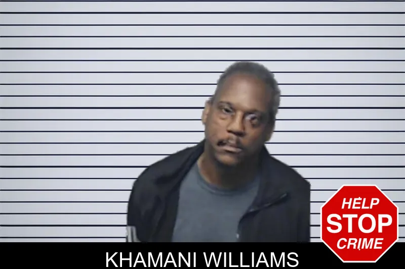 Khamani Williams mugshot