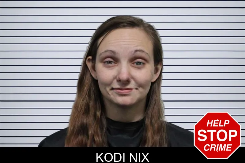 Kodi Nix mugshot