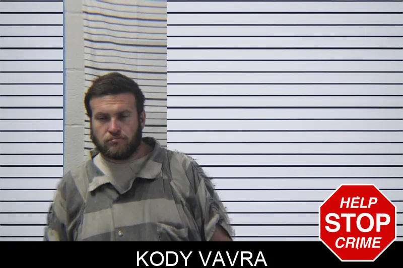 Kody Vavra mugshot