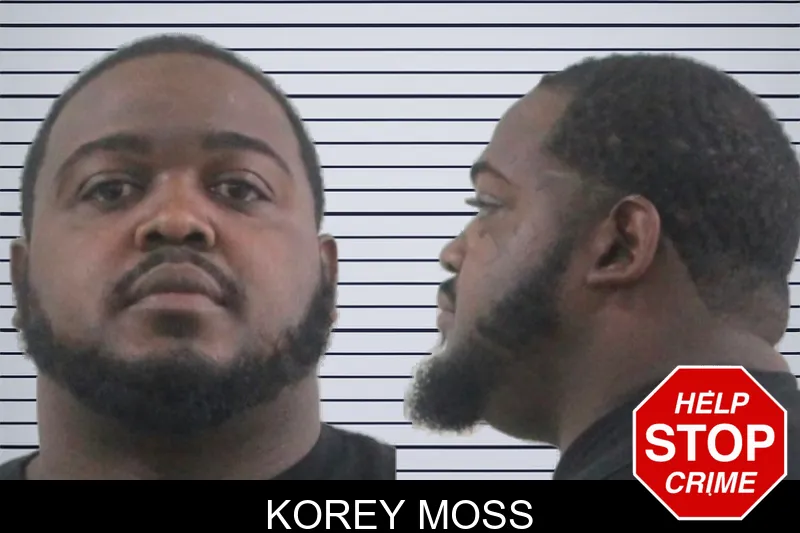 Korey Moss mugshot