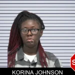 Korina Johnson mugshot