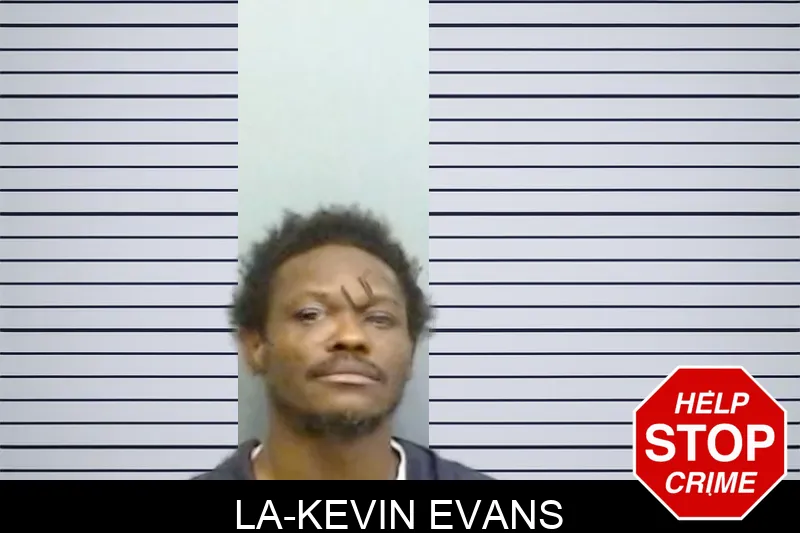 La-Kevin Evans mugshot