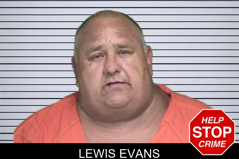 Lewis Evans mugshot
