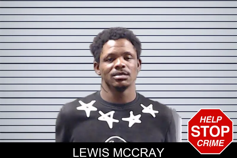 Lewis McCray mugshot