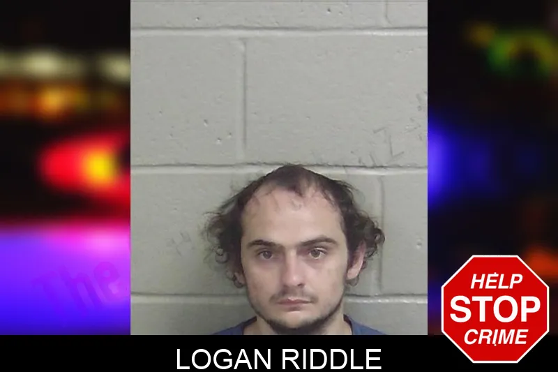 Logan Riddle mugshot