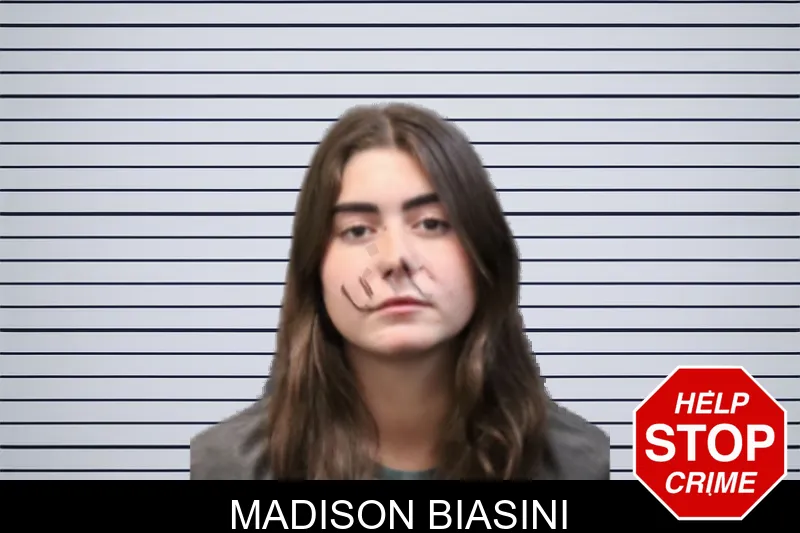Madison Biasini mugshot – Forsyth County , Georgia Madison Biasini mugshot