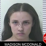 Madison McDonald mugshot