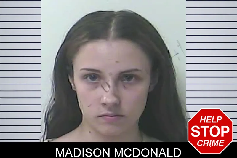 Madison McDonald mugshot