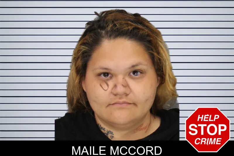 Maile McCord mugshot