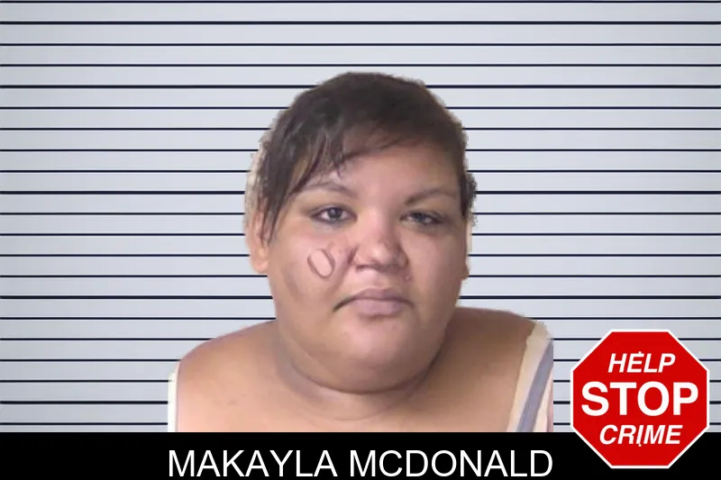Makayla McDonald mugshot