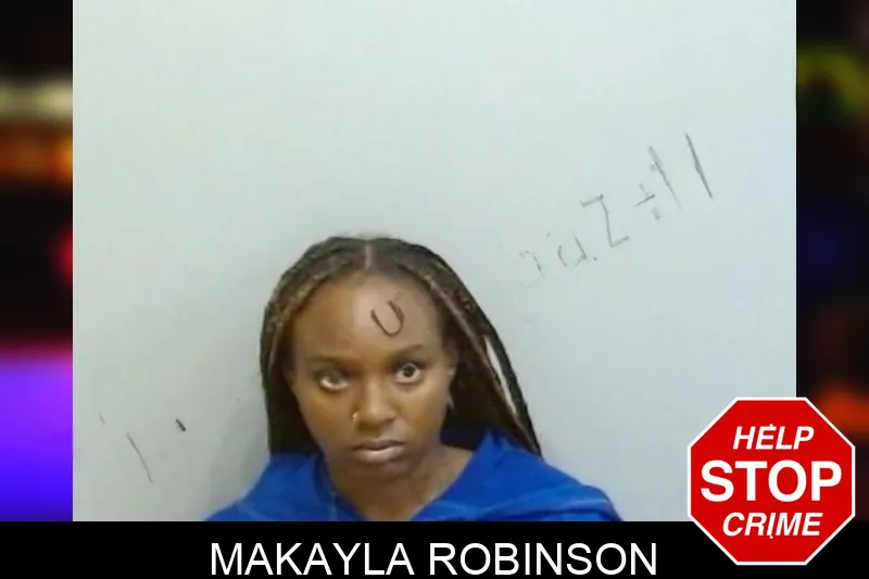 Makayla Robinson mugshot – Fulton County , Georgia Makayla Robinson mugshot