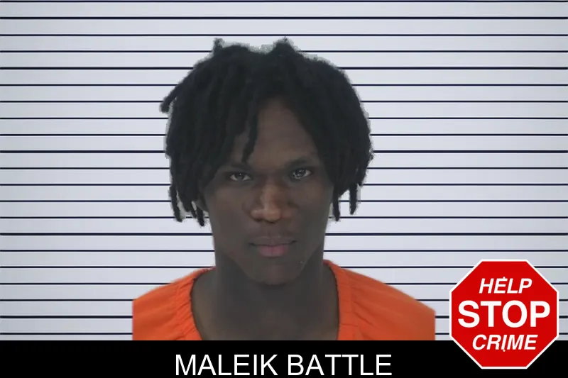 Maleik Battle mugshot