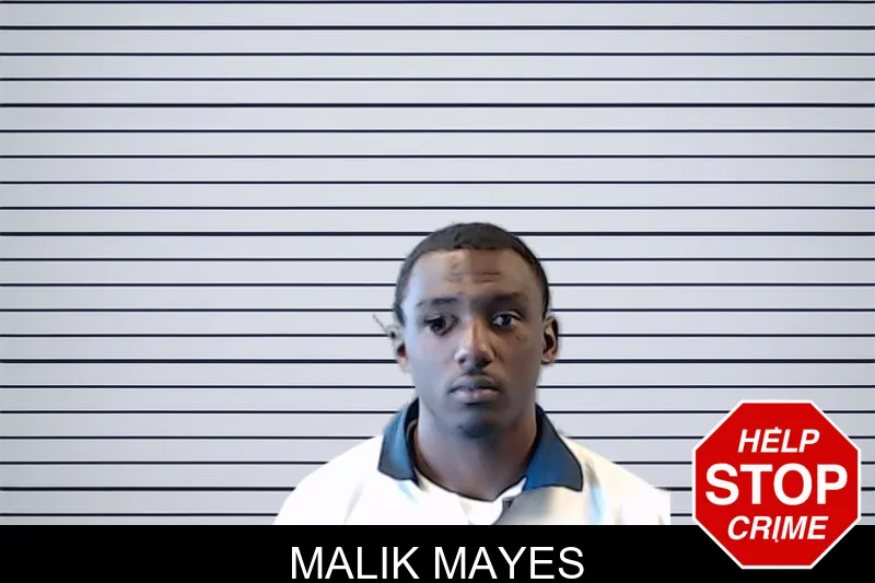 Malik Mayes mugshot