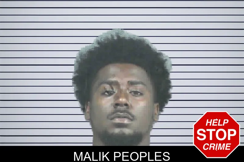 Malik Peoples mugshot