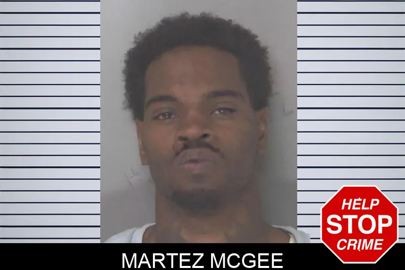 Martez McGee mugshot