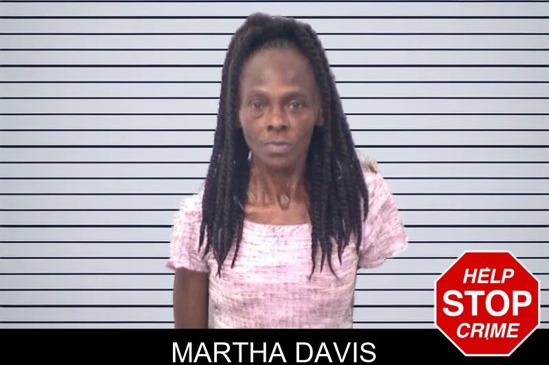 Martha Davis mugshot