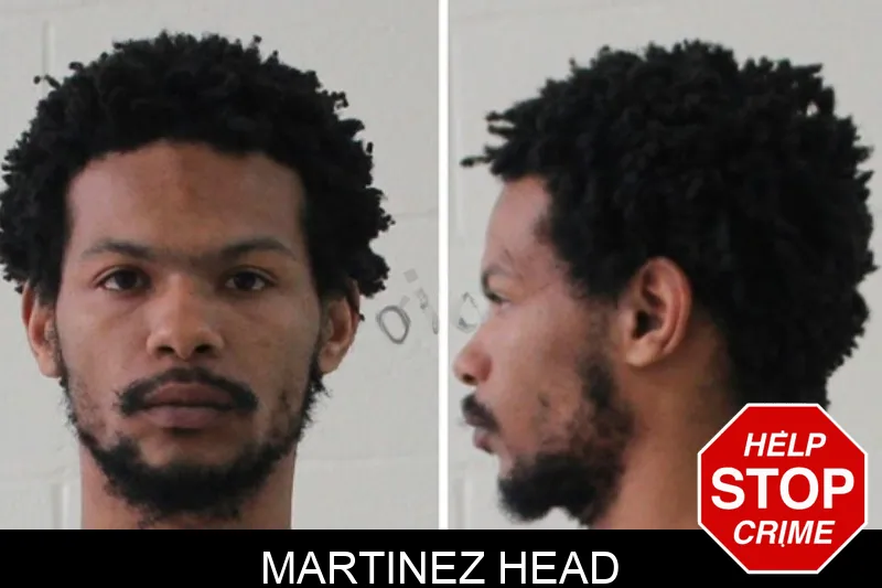 Martinez Head mugshot – Houston County , Georgia Martinez Head mugshot