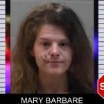 Mary Barbare mugshot