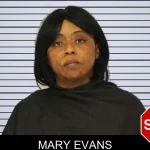 Mary Evans mugshot