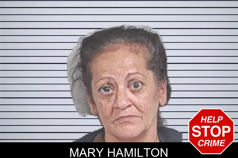 Mary Hamilton mugshot
