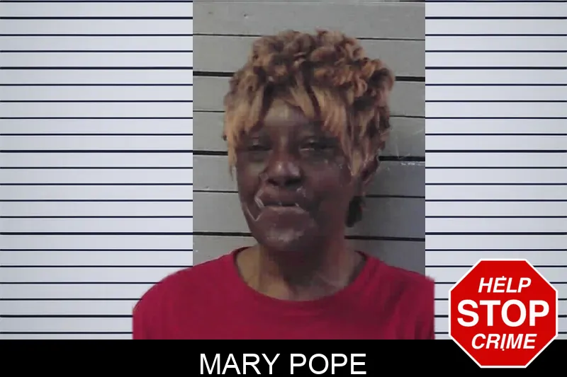 Mary Pope mugshot – Jasper County , Georgia Mary Pope mugshot