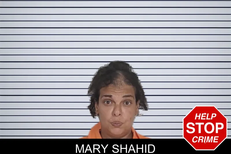 Mary Shahid mugshot