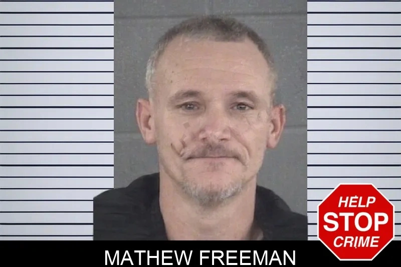 Mathew Freeman mugshot